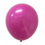 Runda ballonger i latex rubinröda 20-p