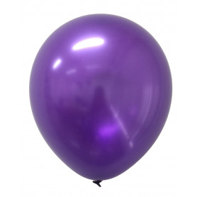 Runda Lila metallic ballonger 20-p metallisk festballonger latex helium