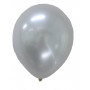 Ballonger med metallic effekt vita 20-p metallisk festballonger latex ballonger runda helium