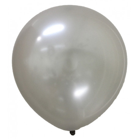 Ballong latex Silver 20-p