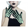Självlysande handskar - skelett