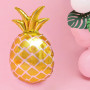 Ananas folieballong guld XL