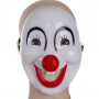 Clownmask halloween leende och glad