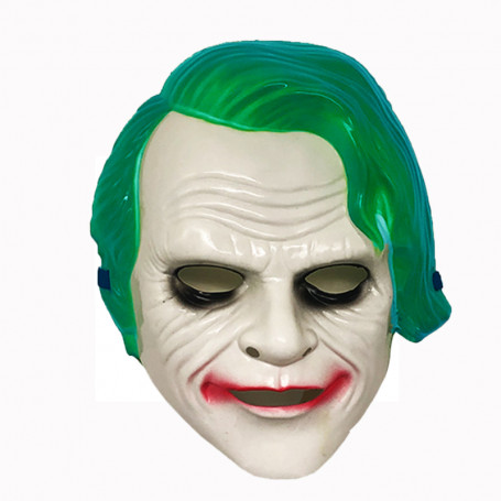 Jokern mask med grön hår