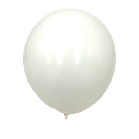Vita ballonger enfärgade latex ballonger bröllop  student