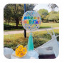 4D Happy birthday transparent ballong konfetti