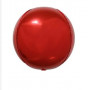 4D folieballong röd 20 cm