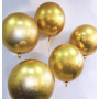 4D folieballong guld 20 cm