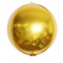 4D folieballong guld 55 cm