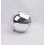 4D folieballong silver 20 cm