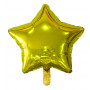 Folieballong stjärna guld 38 cm