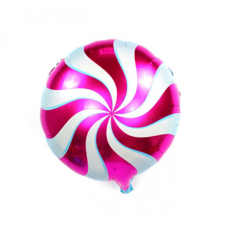 Godisklubba folieballong rosa