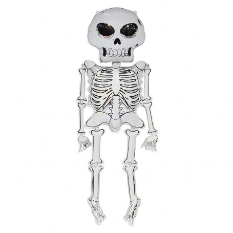 Folieballong halloween skelett XL