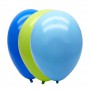 Ballonger mixade blå och gröna 15-p