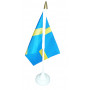 Svenska flaggan på fot