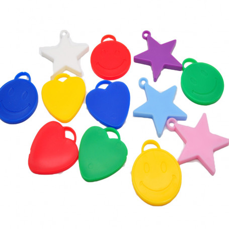 Ballongvikter i flera färger plast latex ballongvikter folieballonger